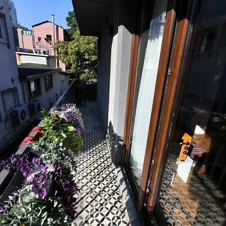 Cute Retro Balcony Ac Galata Lejlighed *
